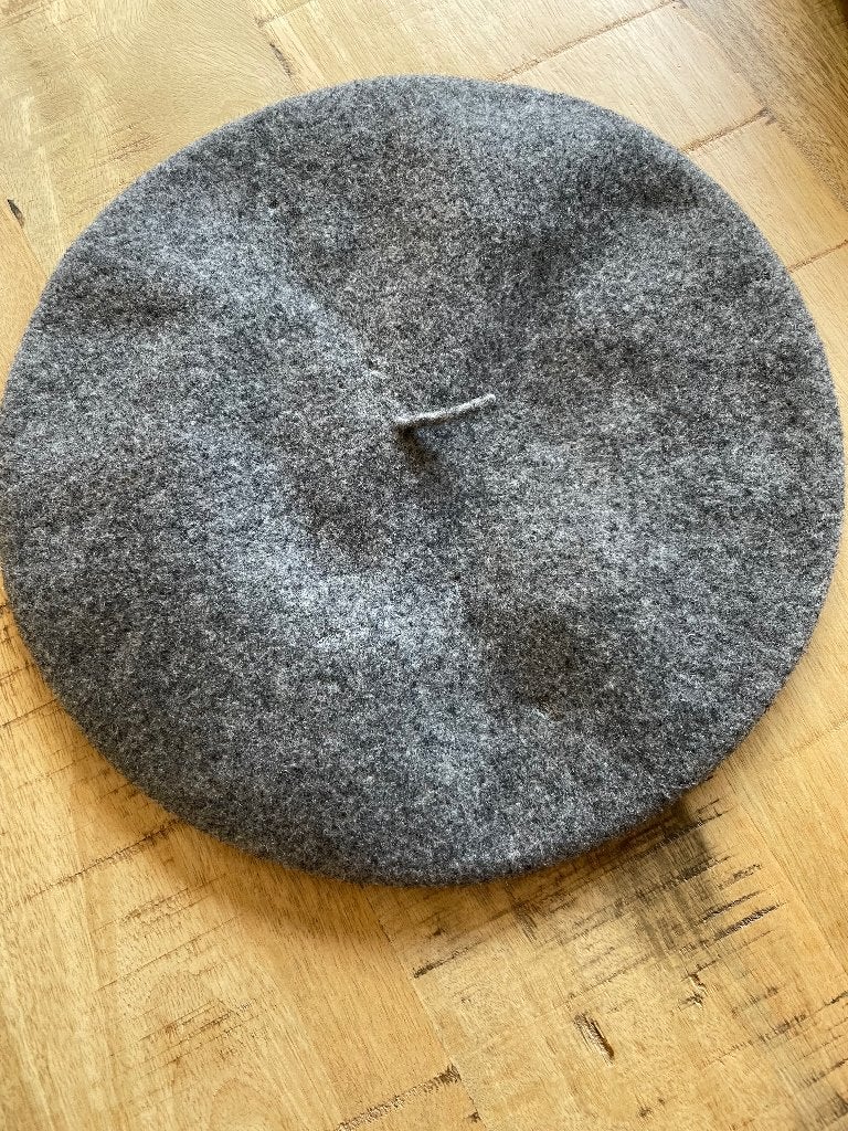 Modelaine kangol  barret grijs 100% wool, Verzenden, Nieuw, One size fits all, Pet