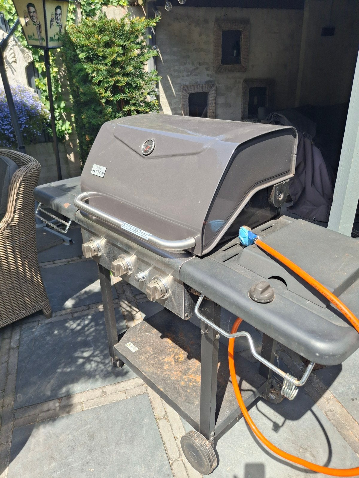 Gasbarbecue, Ophalen