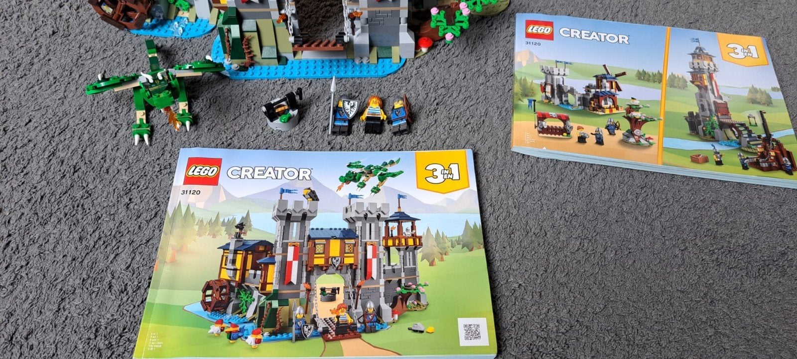 LEGO Creator 31120 Middeleeuws Kasteel 3-in-1, Lego, Ophalen of Verzenden, Zo goed als nieuw, Compleet
