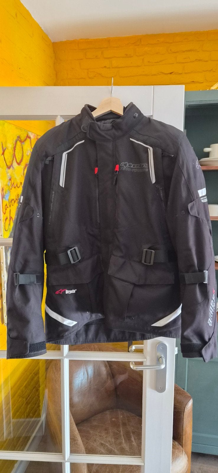 Alpinestars Andes II Drystar motorpak maat L, Motoren, Ophalen, Tweedehands, Combipak