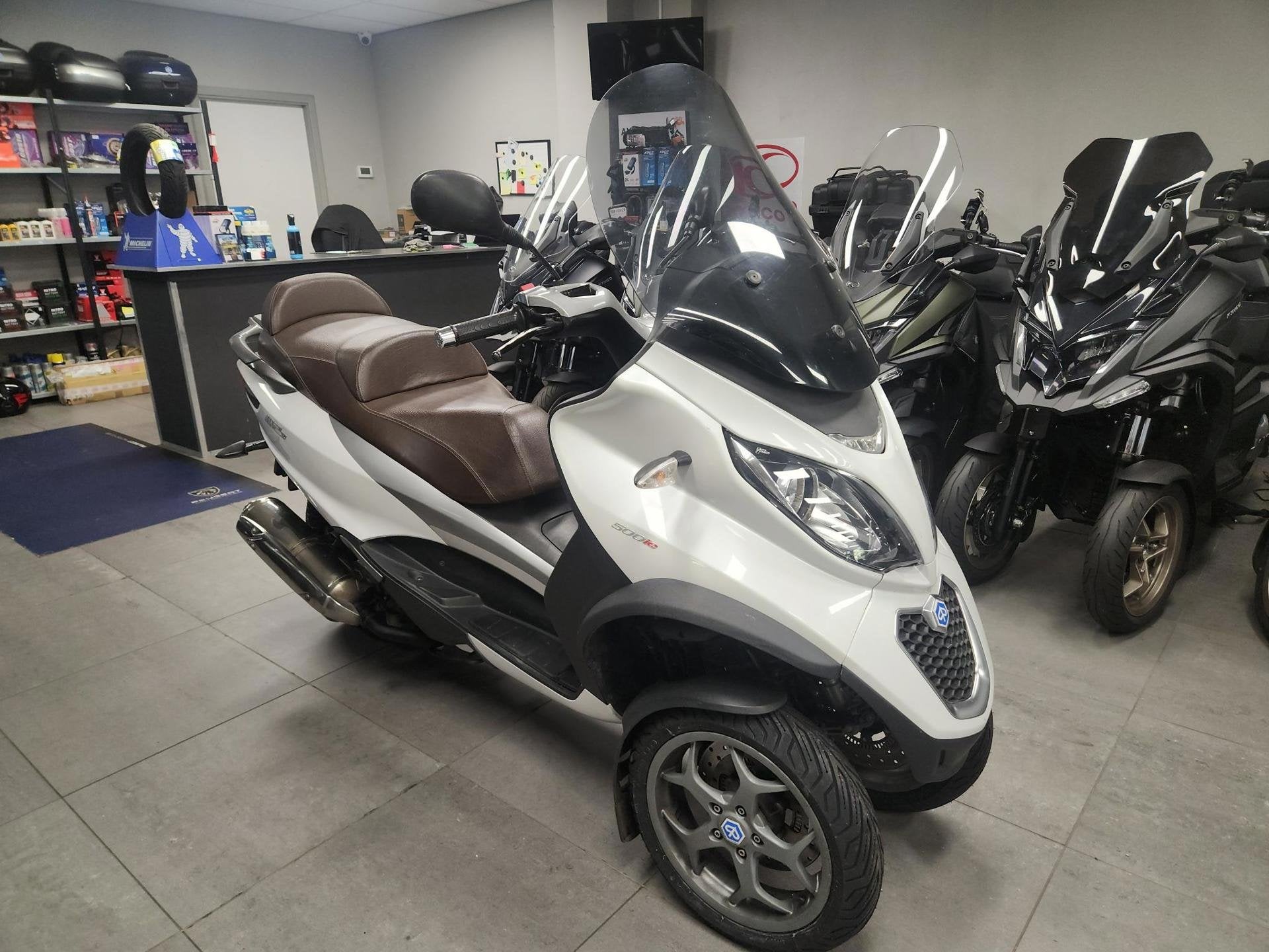 Piaggio MP3 500 ABS ASR BUSINESS RIJKLAAR, Bedrijf, Gebruikt, Overig