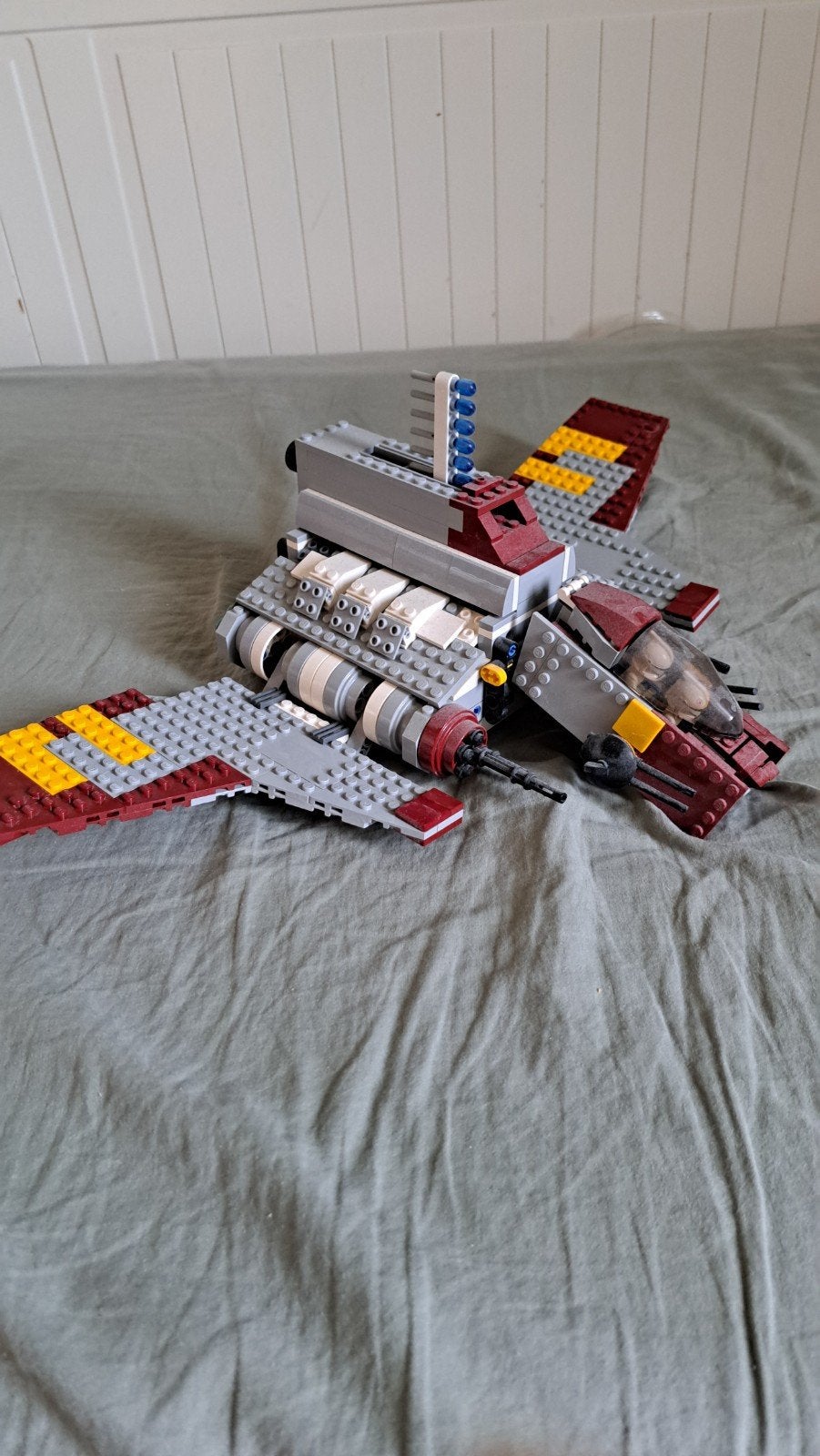 Lego Star Wars 8019 Republic Attack Shuttle (bijna compleet), Ophalen of Verzenden, Gebruikt