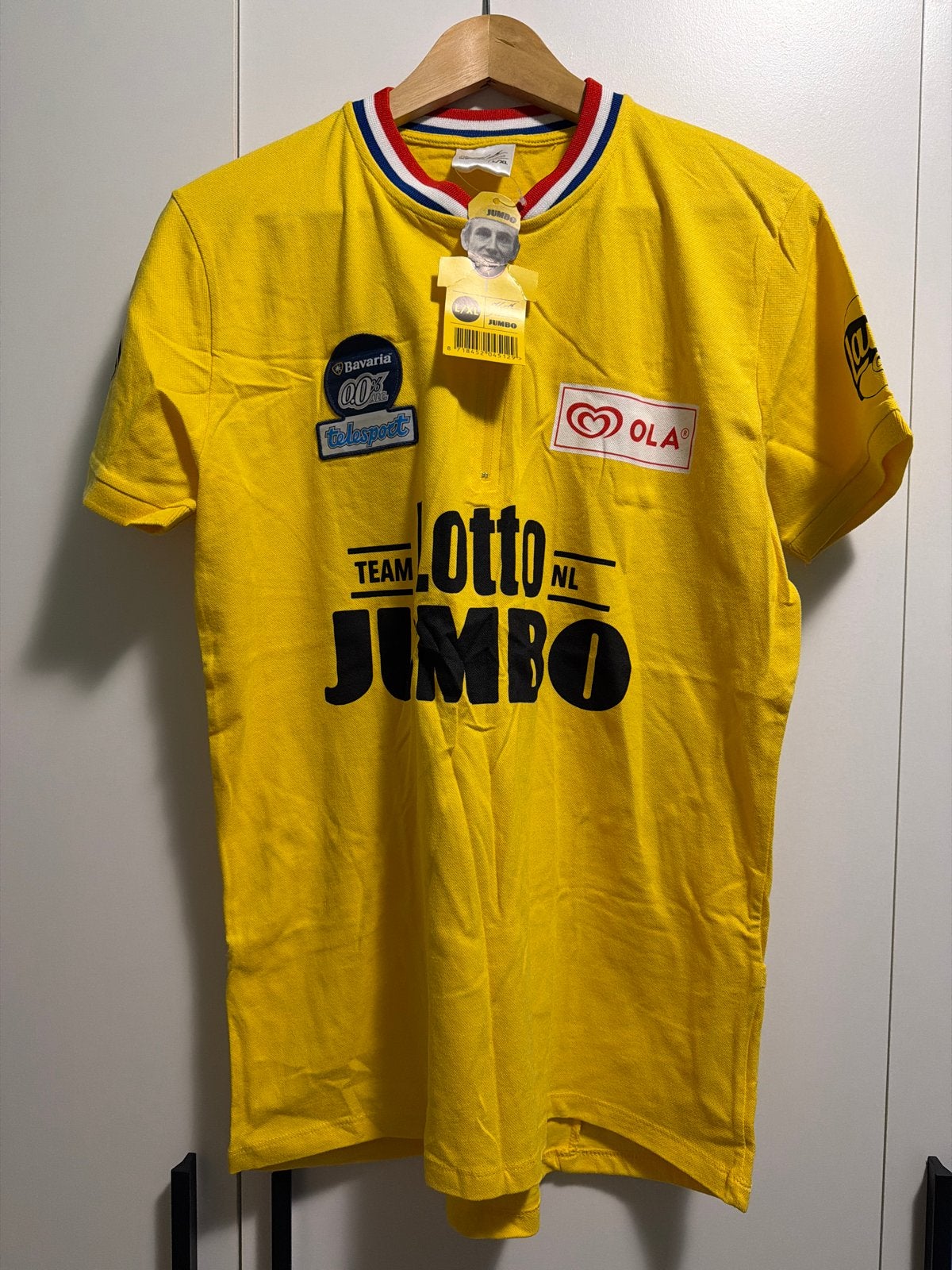 Team Lotto NL Jumbo wielershirt L/XL nieuw met kaartje, Ophalen of Verzenden, Nieuw, Maat 52/54 (L), Geel