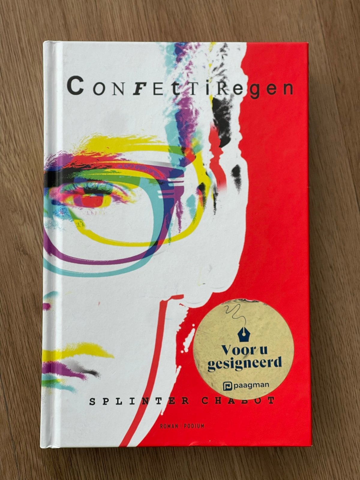 Confettiregen - Splinter Chabot - Gesigneerd Paagman, Boeken, Ophalen of Verzenden, Zo goed als nieuw