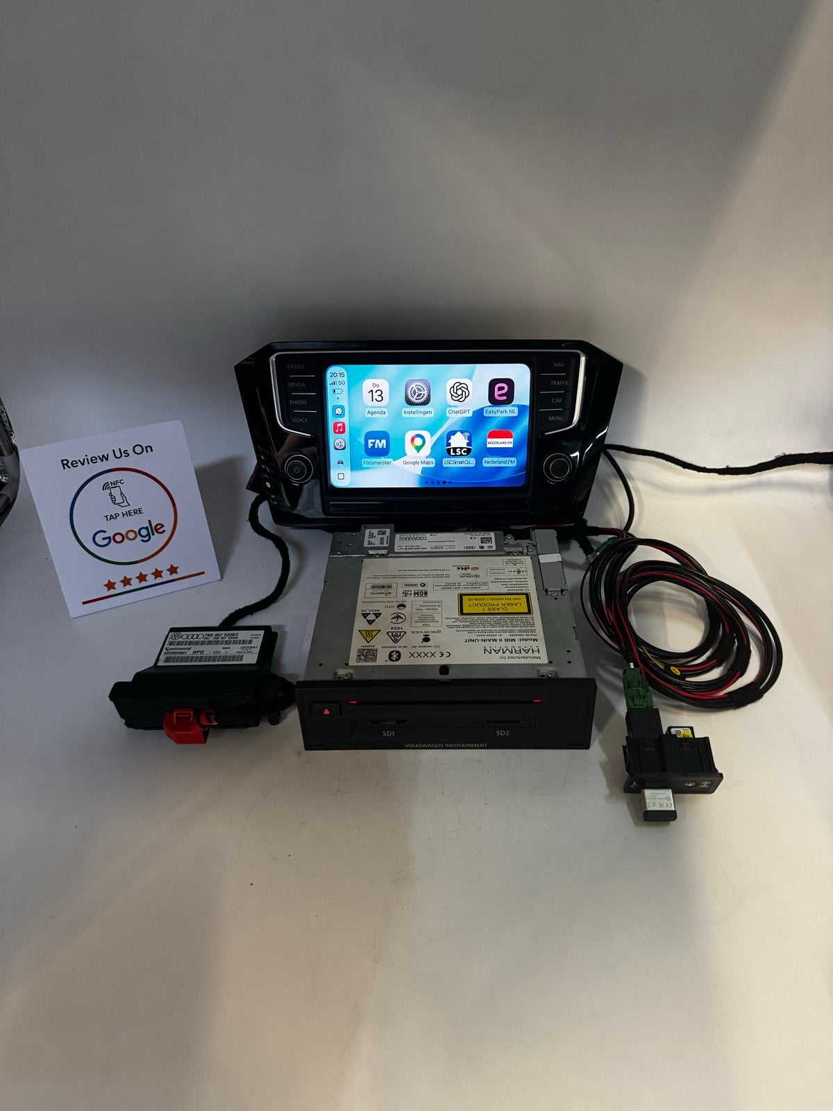VW Passat MIB Infotainment Systeem met CarPlay + Media Unit, Ophalen of Verzenden, Gebruikt