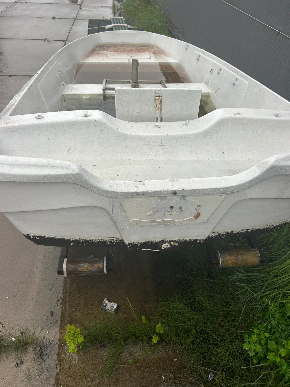 Opknapper met trailer polyester boot, Watersport en Boten, Ophalen, Zo goed als nieuw, Overige typen, Motorboot