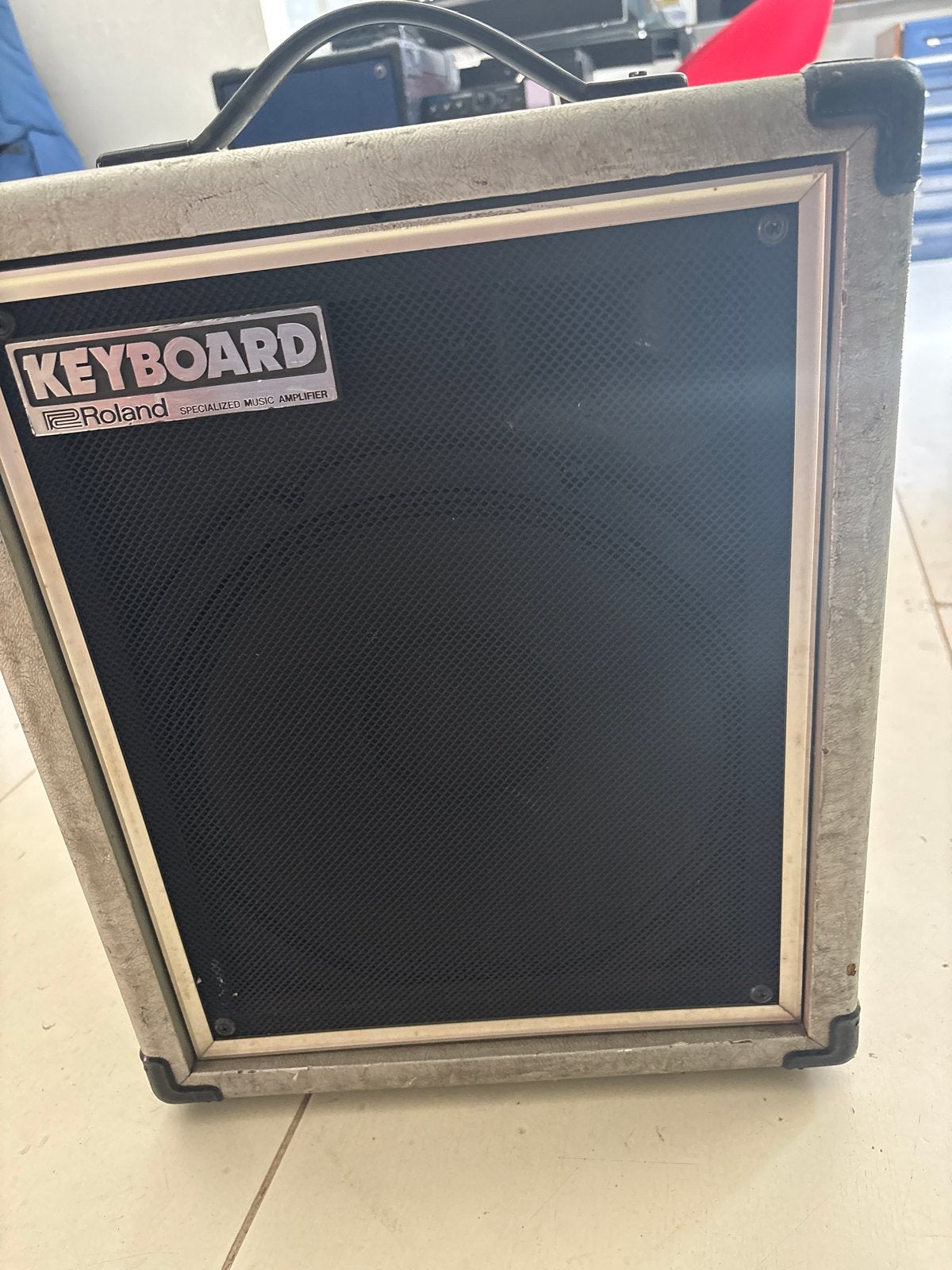 Roland Cube-60 Keyboard Versterker - Vintage Geluid, Ophalen of Verzenden, Gebruikt, Minder dan 500 watt, Keyboardversterker