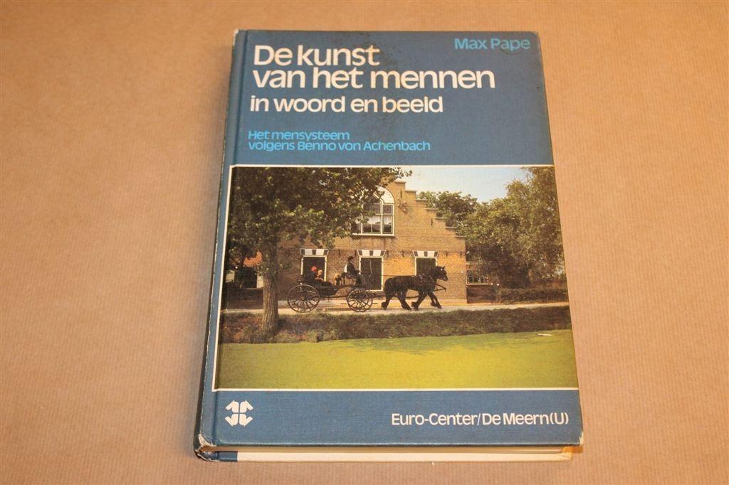 De Kunst van het Mennen — Mensysteem Benno von Achenbach, Boeken, Ophalen of Verzenden, Gelezen