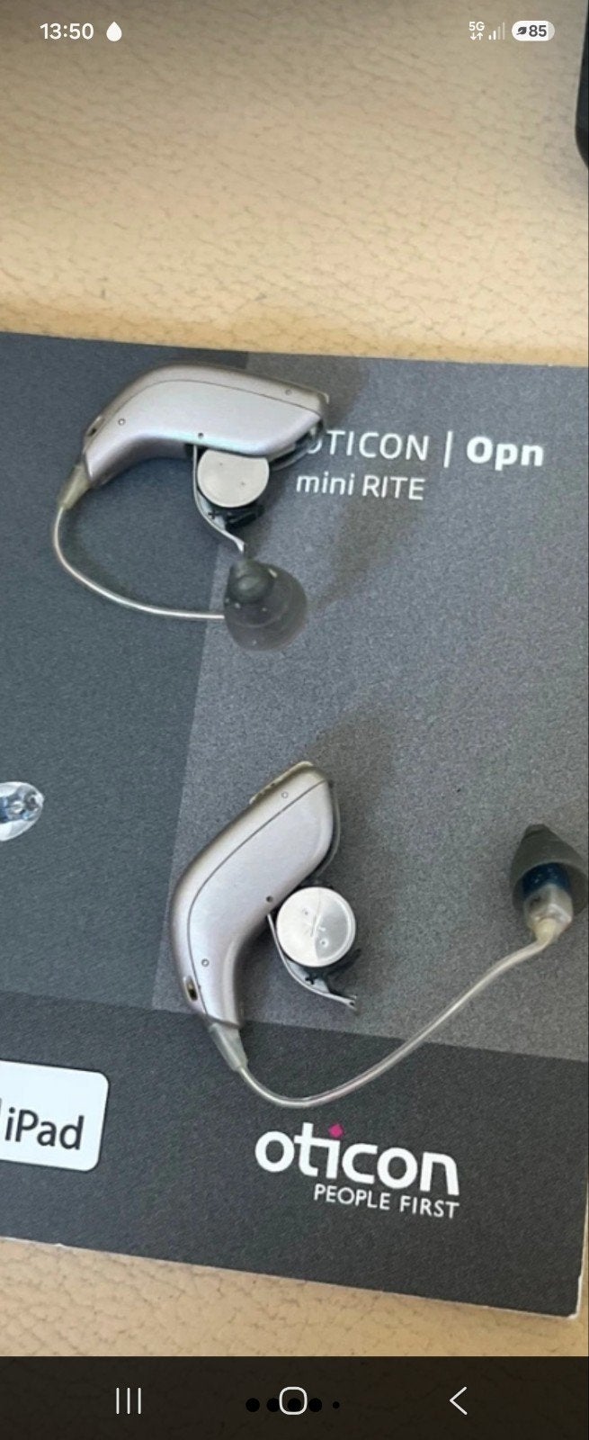 Oticon OPN 1 MiniRite,gehoorapparaten, Ophalen of Verzenden, Zo goed als nieuw