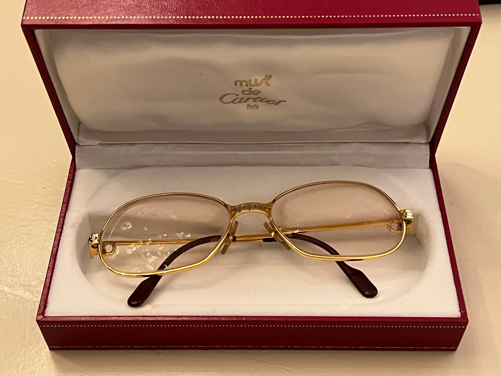 Vintage Cartier Panthere Bril, Overige merken, Overige kleuren, Ophalen of Verzenden, Zo goed als nieuw