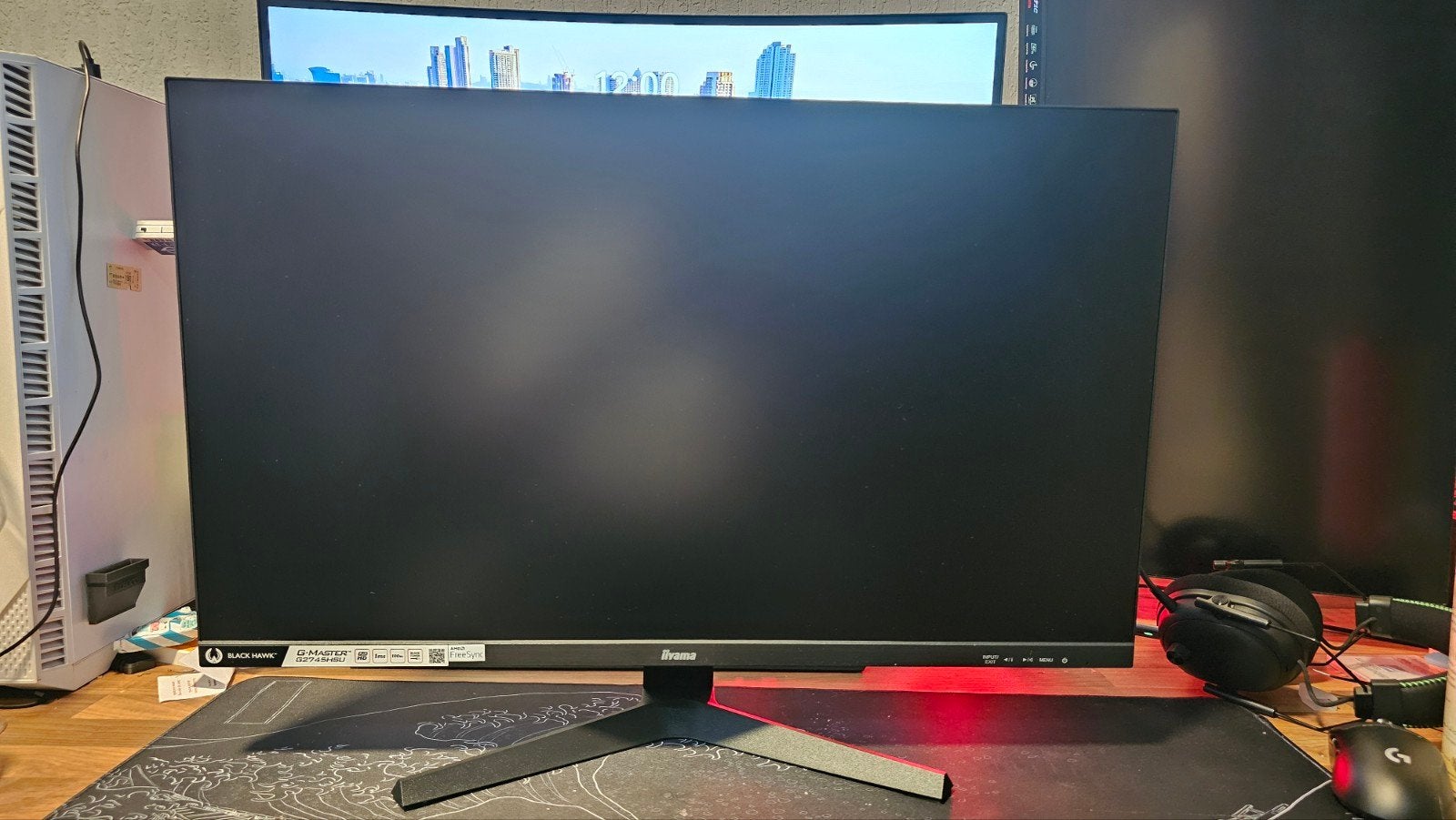 Foto 2 van Iiyama G-MASTER G2745HSU 100hz 1ms Full HD Gaming Monitor