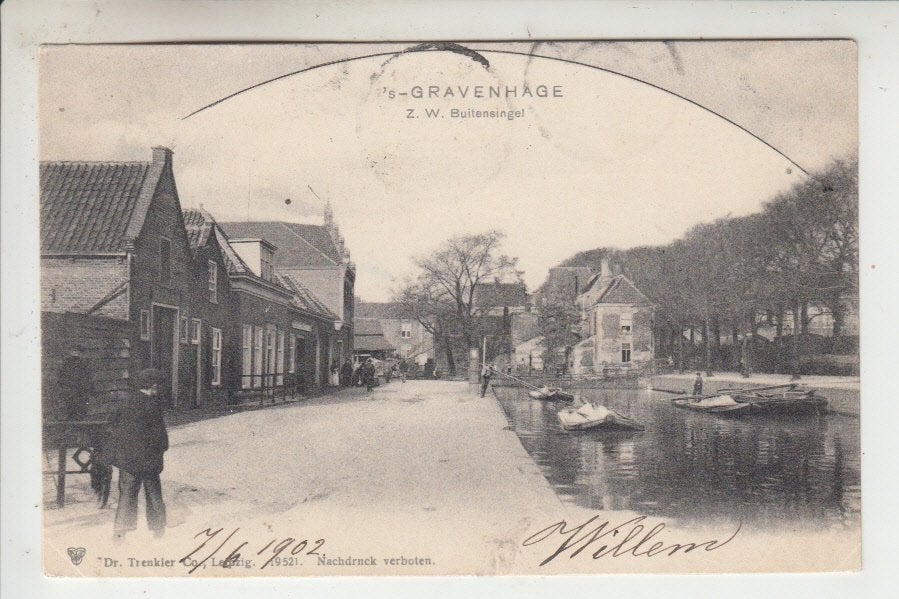 's Gravenhage, Zuid-West Buitensingel, Verzamelen, Ophalen of Verzenden, Voor 1920, Gelopen, Zuid-Holland