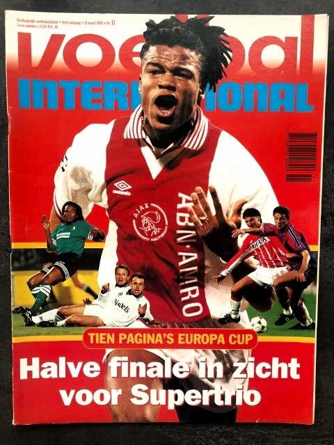 Voetbal International, 31e  jaargang, nr. 11, 1996, Ophalen, Gebruikt, Overige binnenlandse clubs, Boek of Tijdschrift