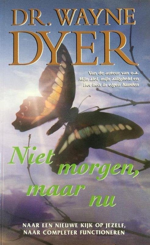 Dr. Wayne Dyer Niet morgen, maar nu, Ophalen of Verzenden, Nieuw, Overige onderwerpen