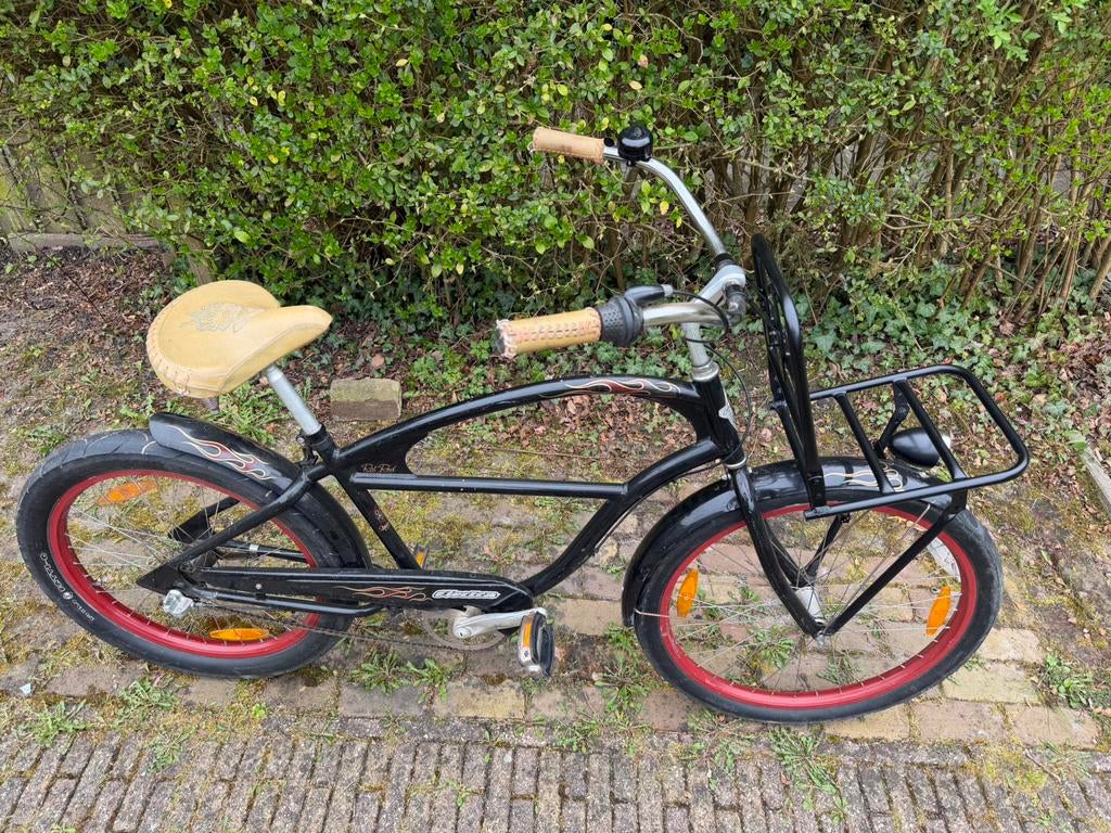 Electra Rat Rod Cruiser fiets, Fietsen en Brommers, Fietsen | Cruisers en Lowriders, Ophalen of Verzenden, Zo goed als nieuw, Staal