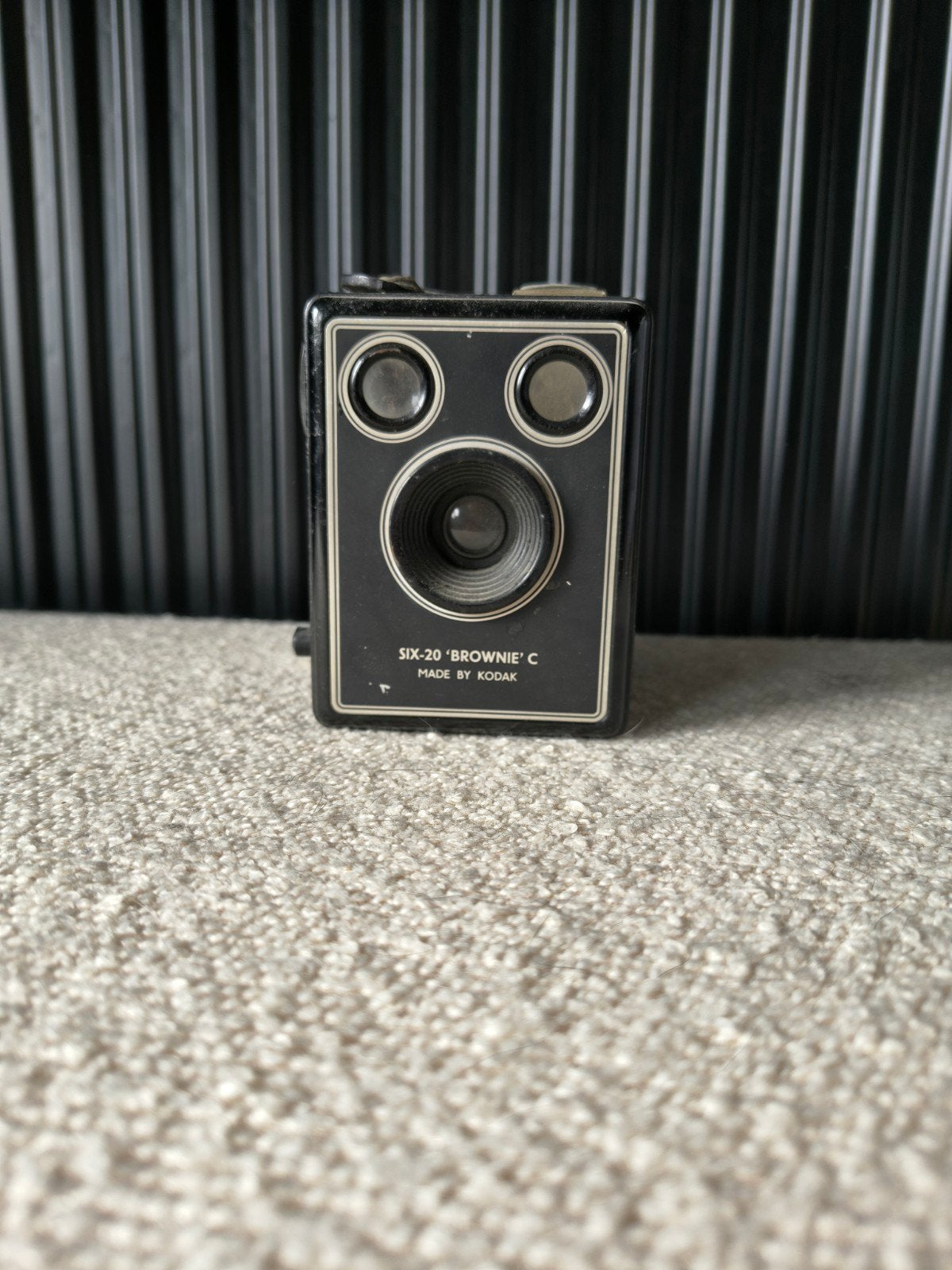 Vintage Kodak Six-20 Brownie C Boxcamera, Ophalen of Verzenden, Gebruikt, Compact, Kodak