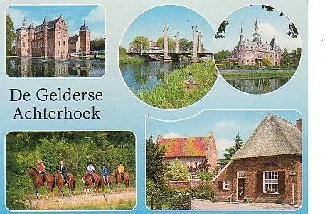 Ansichtkaart 	Achterhoek	5-luik, Verzenden, 1980 tot heden, Gelopen, Gelderland