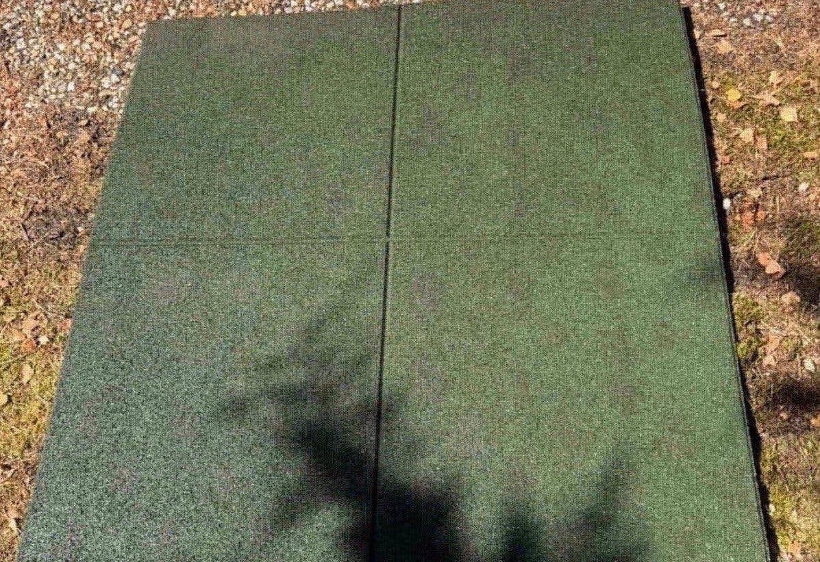 Rubberen tegels 4,5cm dik speeltoestel dak ed ruim 6,5m2, Tuin en Terras, Ophalen, Overige typen, Rubber, 5 tot 10 m²