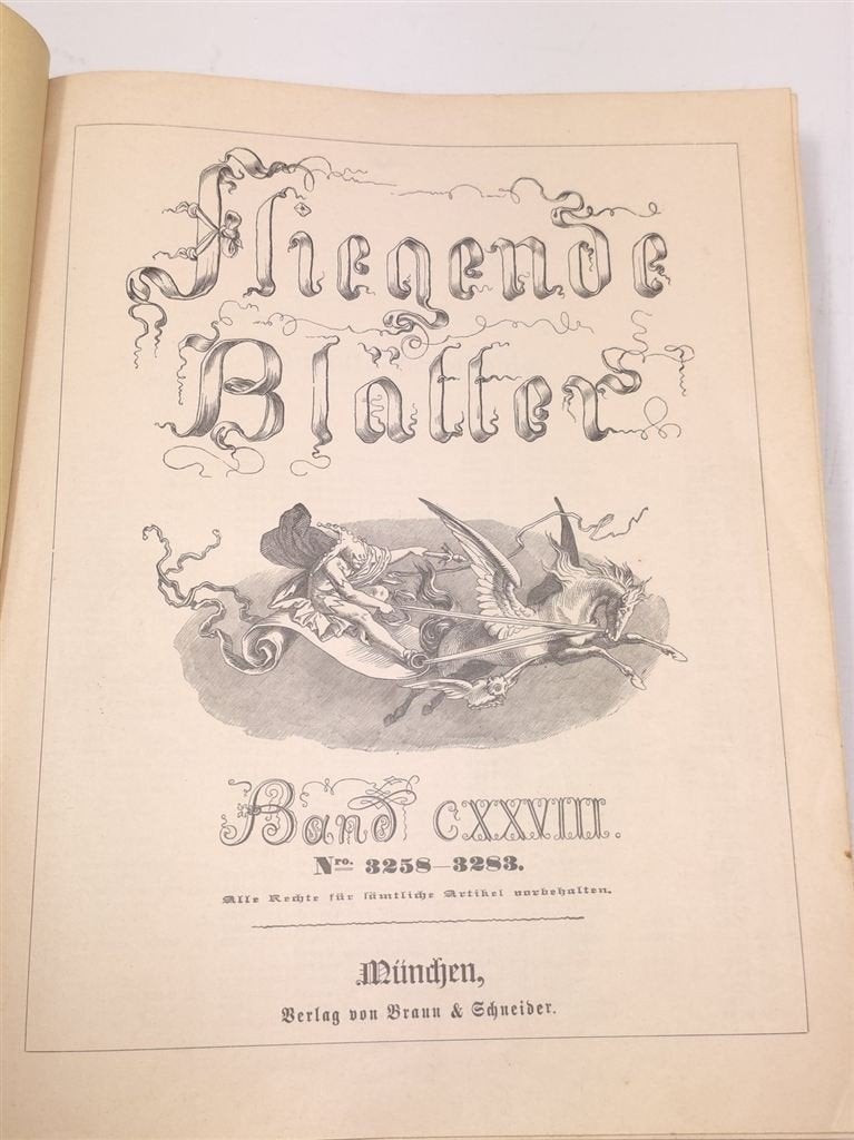 Fliegende Blätter 1908 — Duits Satireblad, Karikaturen, Antiek en Kunst, Antiek | Boeken en Bijbels, Ophalen of Verzenden