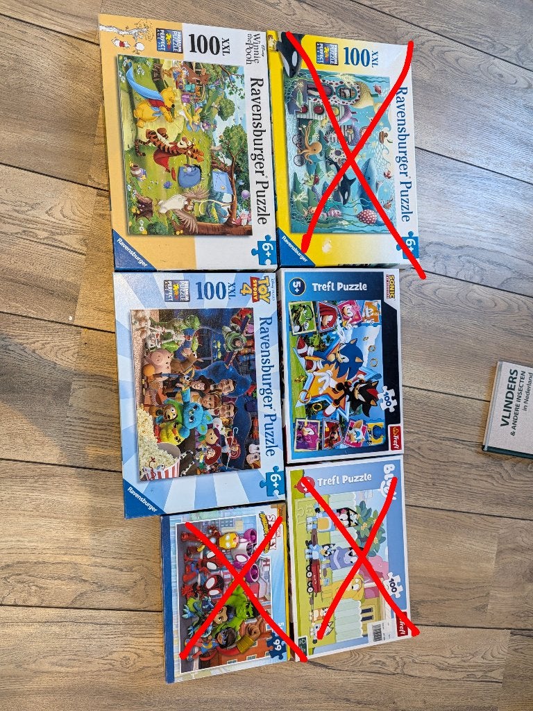 Puzzels, Kinderen en Baby's, Ophalen of Verzenden, Meer dan 50 stukjes, Gebruikt, 4 tot 6 jaar