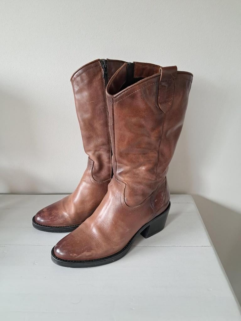 Laarzen Mjus Maat : 39 Kleur : Bruin NIEUW!!!, Kleding | Dames, Schoenen, Hoge laarzen, Bruin, Nieuw, Ophalen of Verzenden
