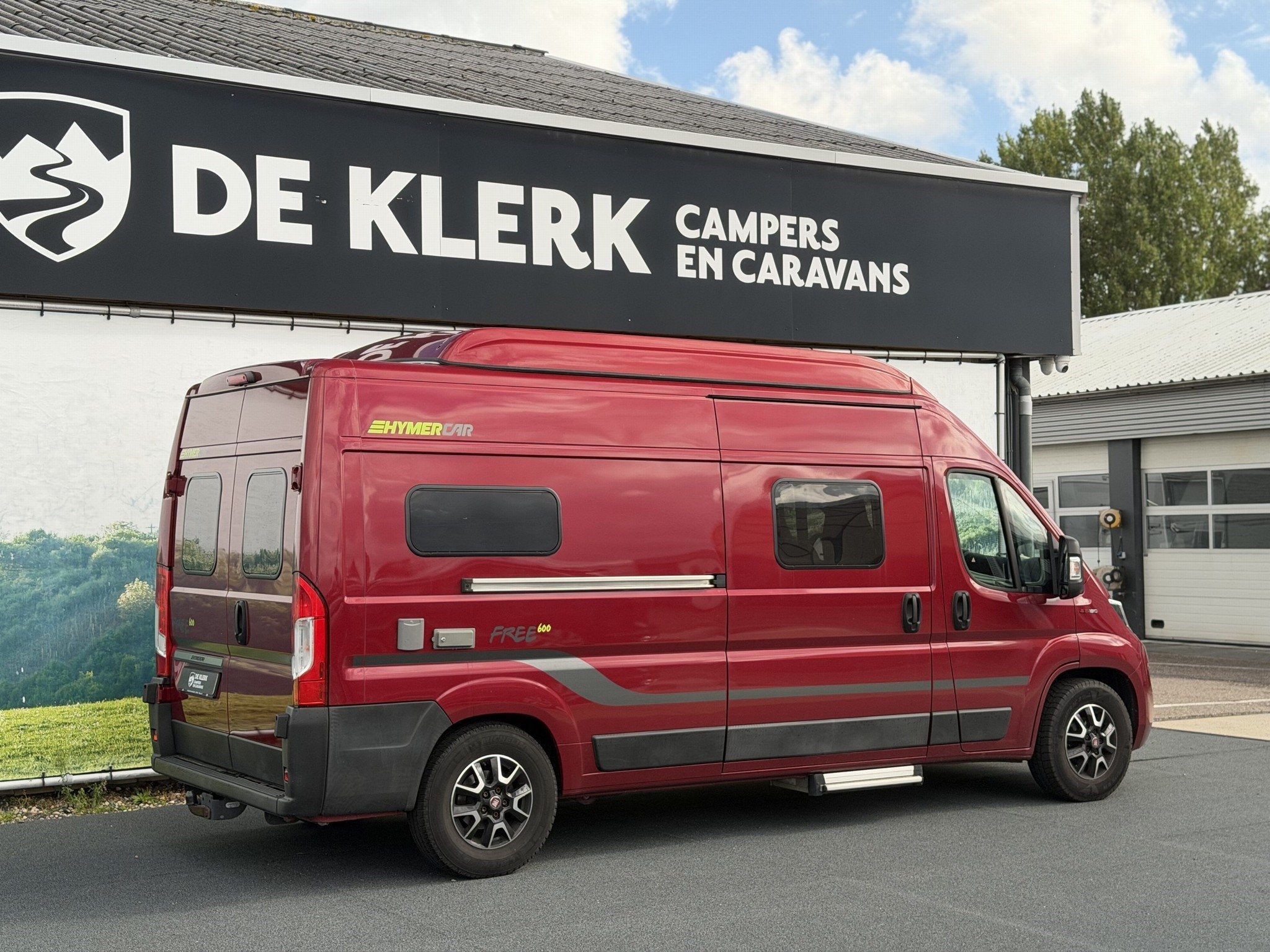 Hymer Free 600 (bj 2019), Caravans en Kamperen, Buscamper of Camperbus, Bedrijf, Elektrische ramen, Info@deklerkcaravans.nl
