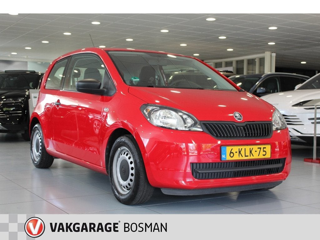 Skoda Citigo 1.0 Grt. Arctic/AIRCO/STUURBEKRACHTIGING/AUX, Auto's, Keurmerk '100% Onderhouden', Euro 5, Stof, 840 kg