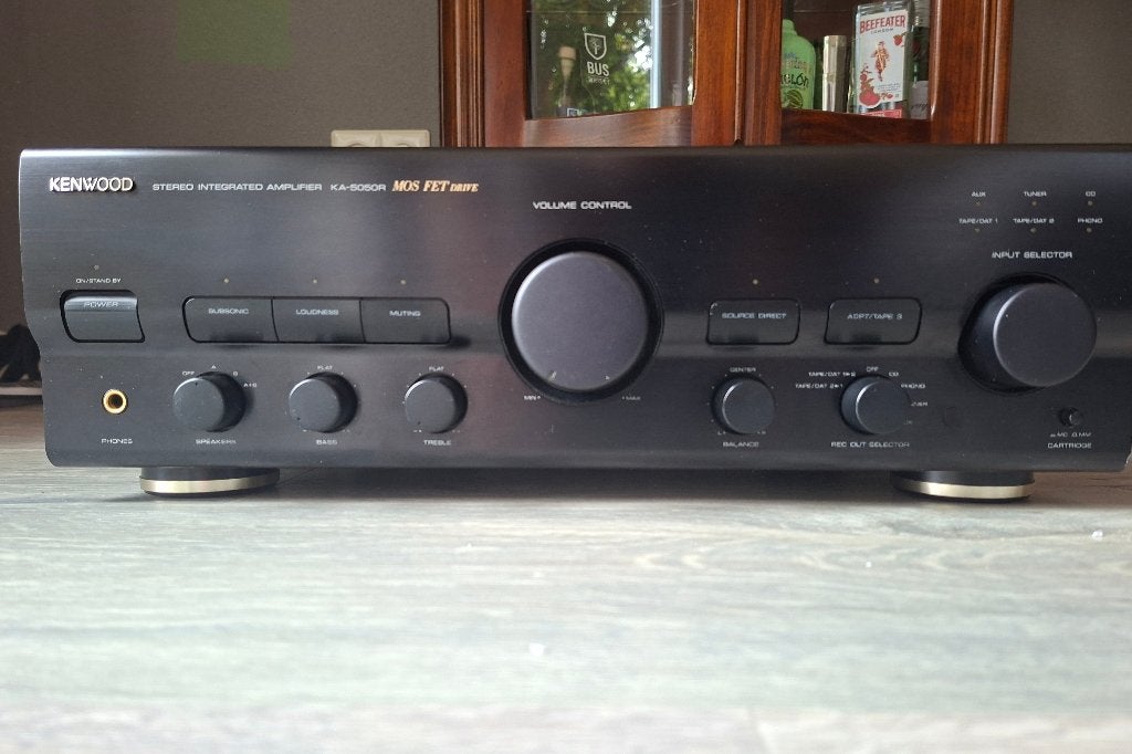 Kenwood KA-5050R versterker, Overige merken, Gebruikt, Ophalen of Verzenden, 120 watt of meer