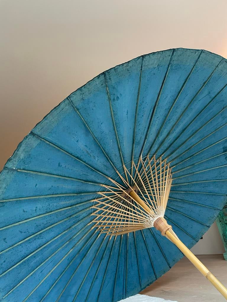 Unieke Handgemaakte Oosterse Parasol - Decoratief, Ophalen, Gebruikt, 1 tot 2 meter, Overige typen