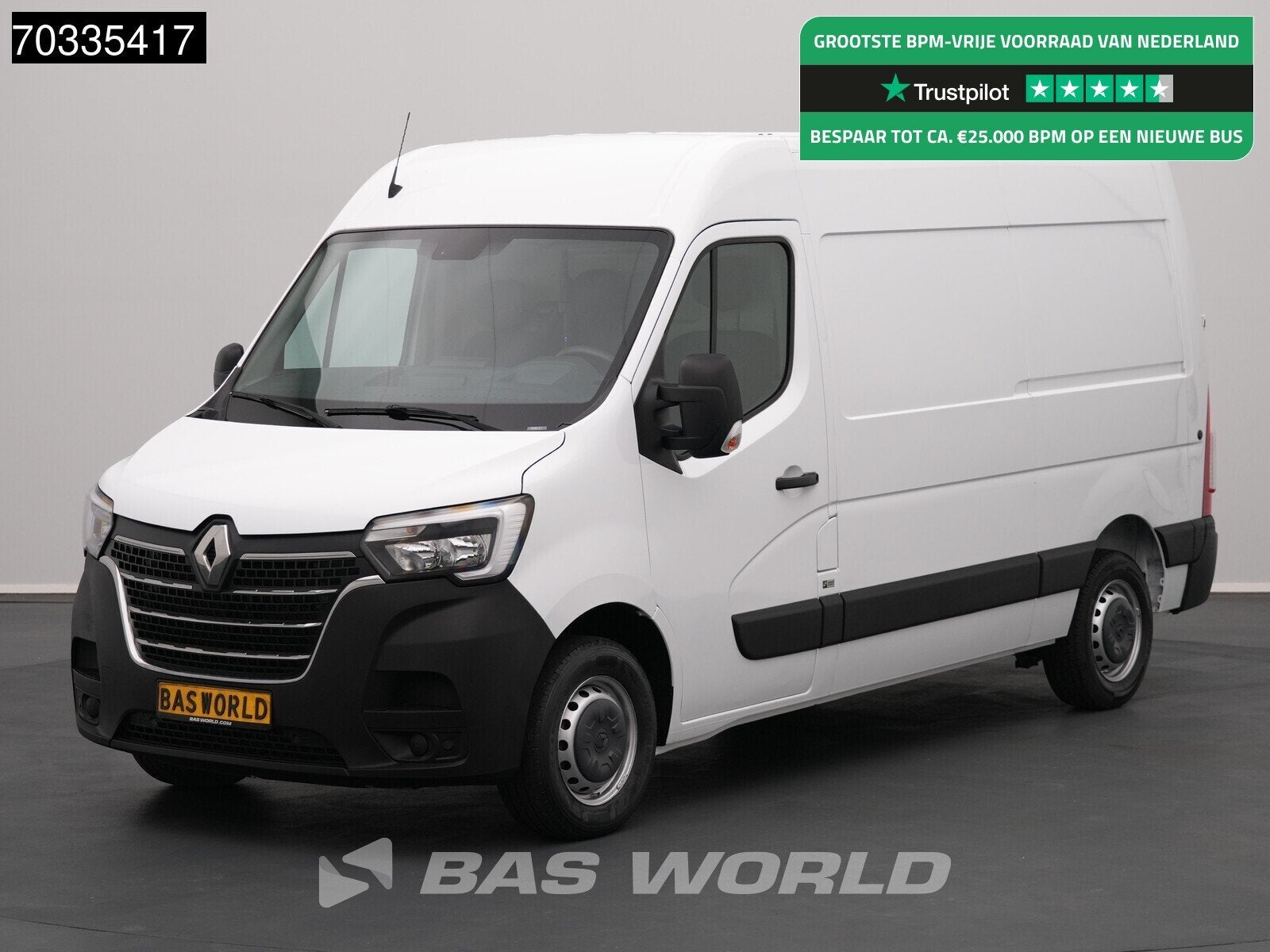 Renault Master 150PK L2H2 Airco Cruise Camera Parkeersensore, Automaat, Stof, Euro 6, 4 cilinders