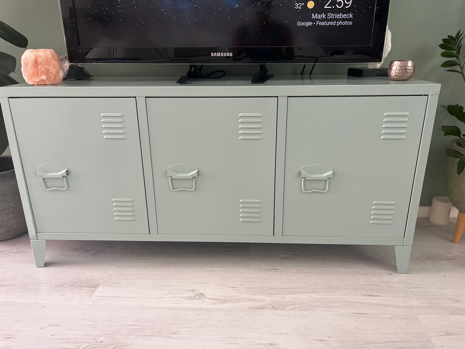 Stoere metalen locker kast Sklum, Gebruikt, 100 tot 150 cm, Ophalen of Verzenden, Minder dan 100 cm