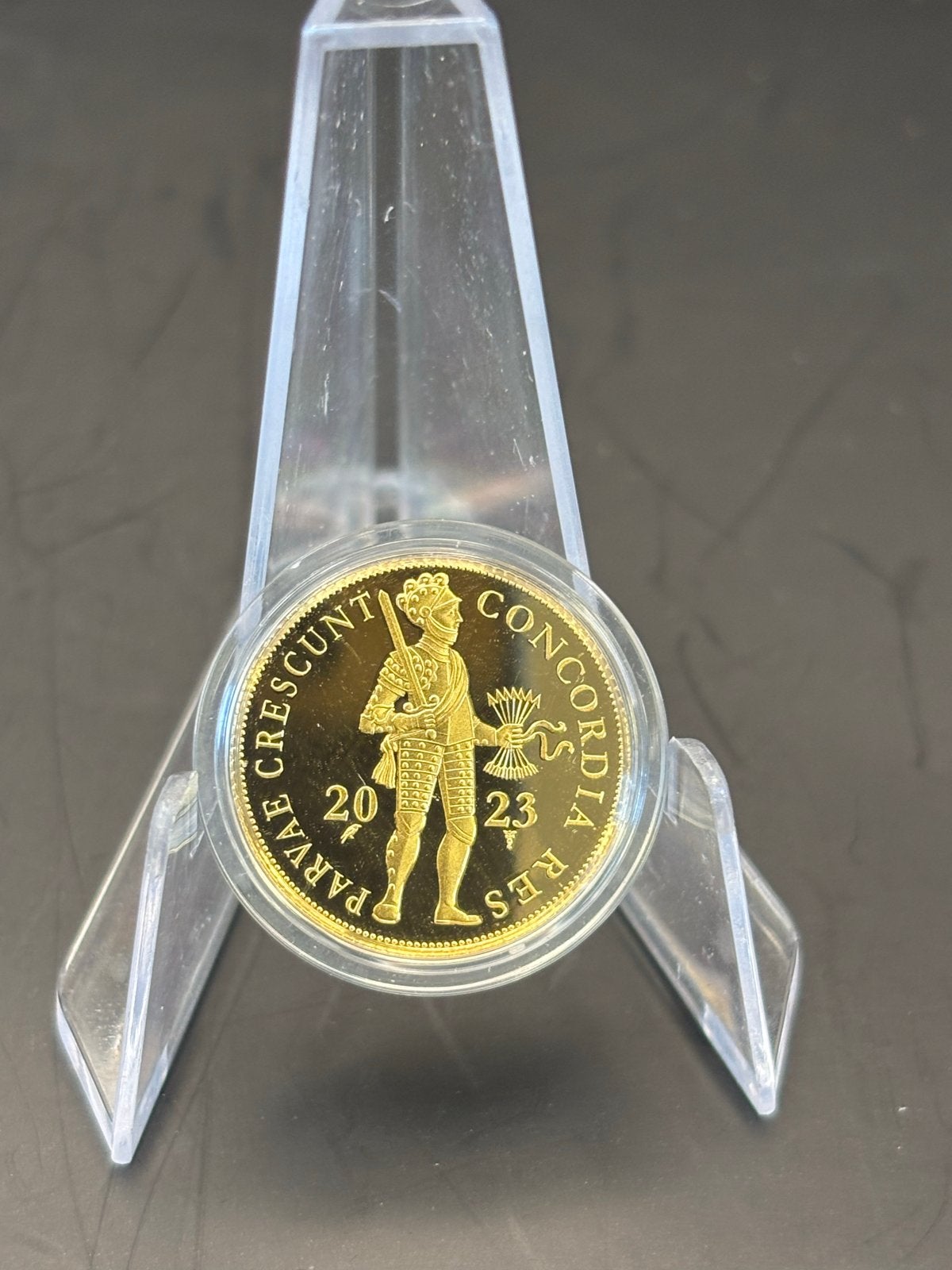 Prachtige Gouden Dukaat 2023 - KNM Doos, Ophalen, Koningin Beatrix, Losse munt, Goud