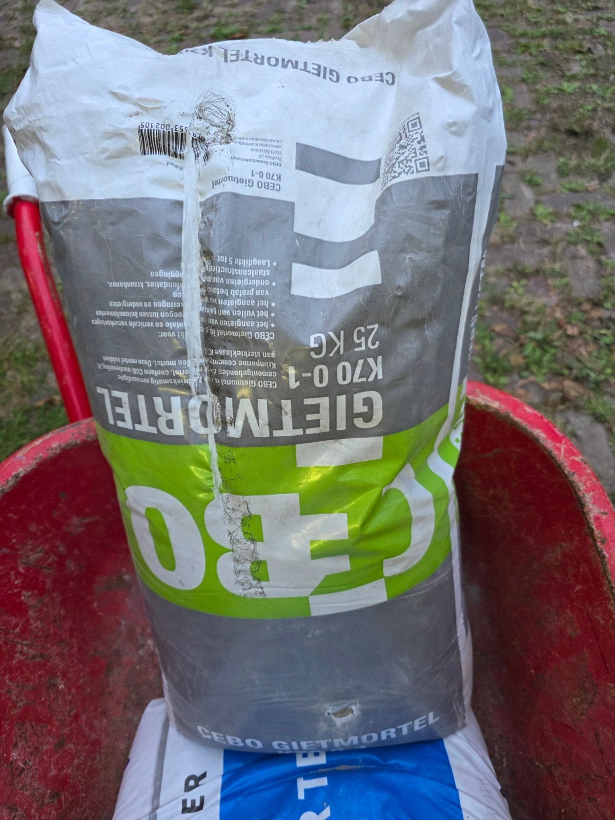 CEBO Gietmortel K70 0-1 - 25 KG, Ophalen, Nieuw