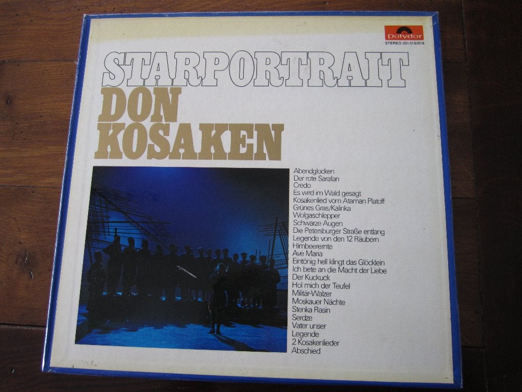 Don Kosaken starportrait , 2 LP's in box, LP, Ophalen of Verzenden, Zo goed als nieuw, Boxset