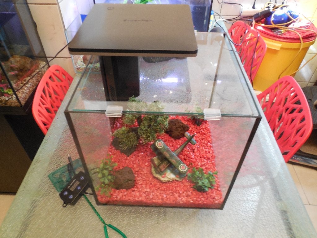 compleet superfish design aquarium qubiq 30 pro, Dieren en Toebehoren, Ophalen, Zo goed als nieuw, Leeg aquarium, Superfish