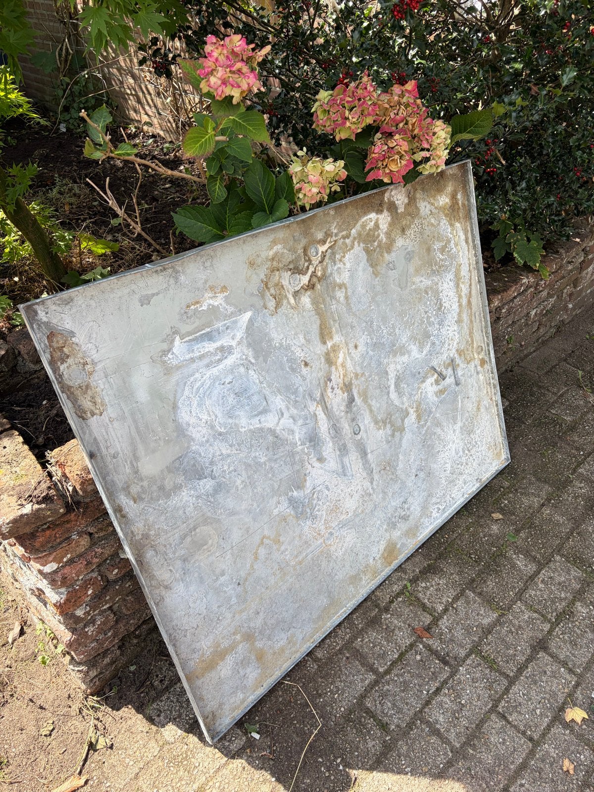 Loden lekbak voor wasmachine en droger - 120x92 cm, Ophalen, Gebruikt