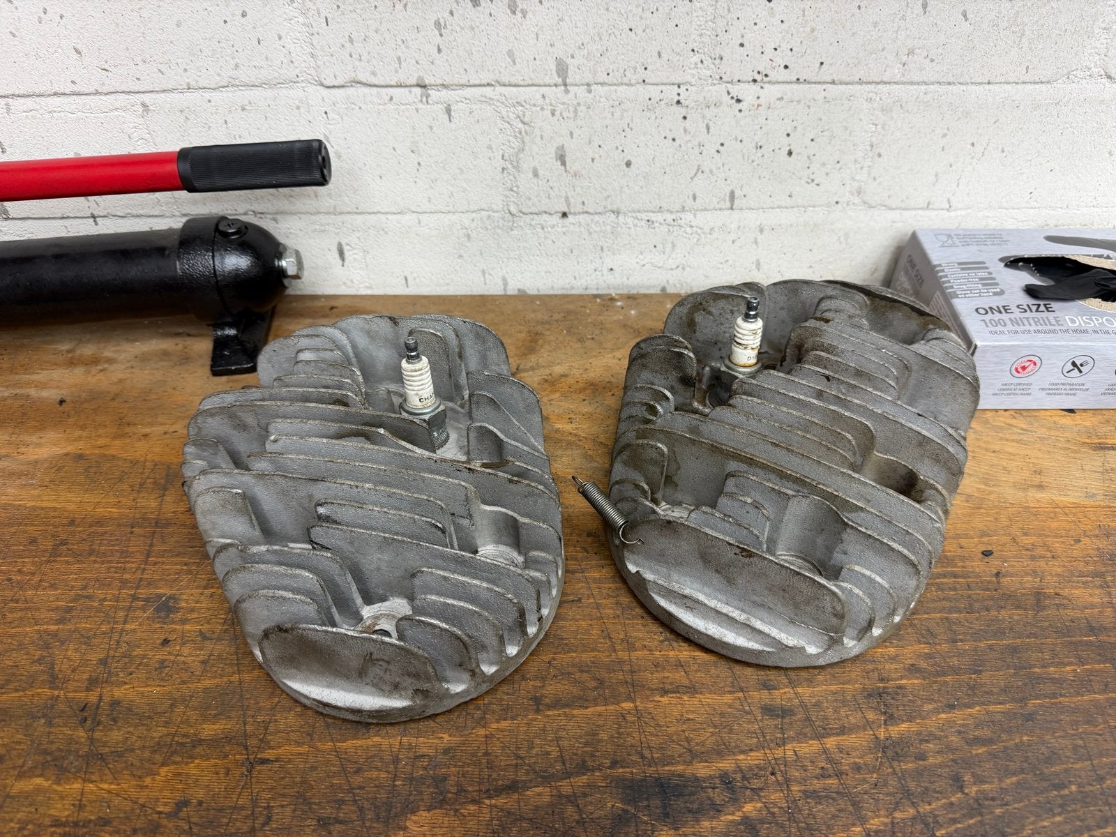 Orginele Cilinderkoppen Harley Davidson WL, WLC, WLA, Ophalen of Verzenden, Gebruikt