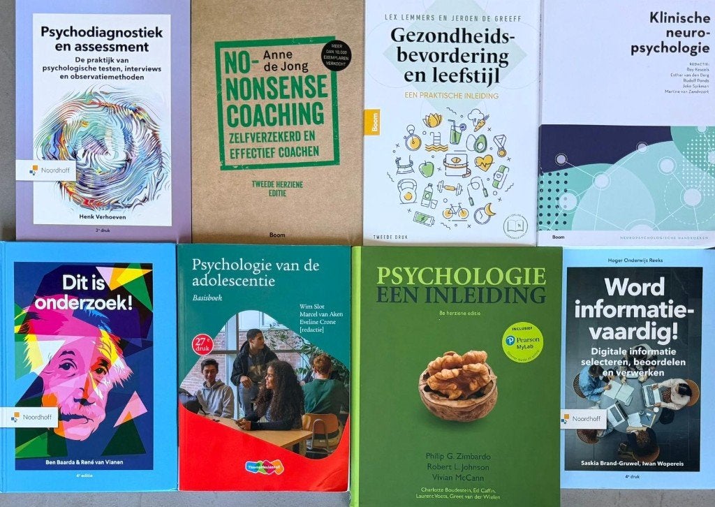 Boeken leerjaar 1 Toegepaste psychologie Saxion Deventer, Diverse auteurs, Ophalen of Verzenden, Zo goed als nieuw, Overige onderwerpen