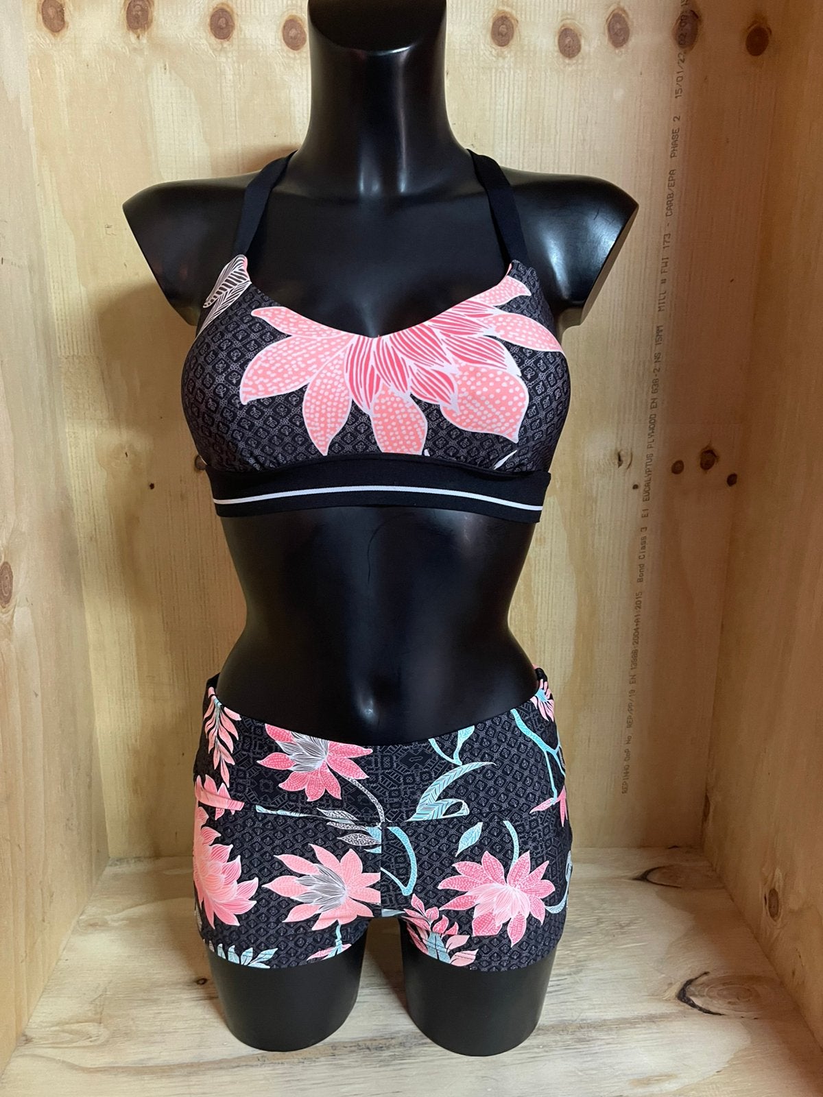 Seafoly bikini maat 36 met short, Verzenden, Nieuw, Zwart, Bikini