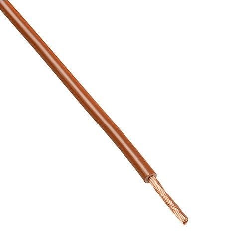 6mm² montagesnoer 90graden bruin VDS6 (100 meter), Verzenden, Nieuw