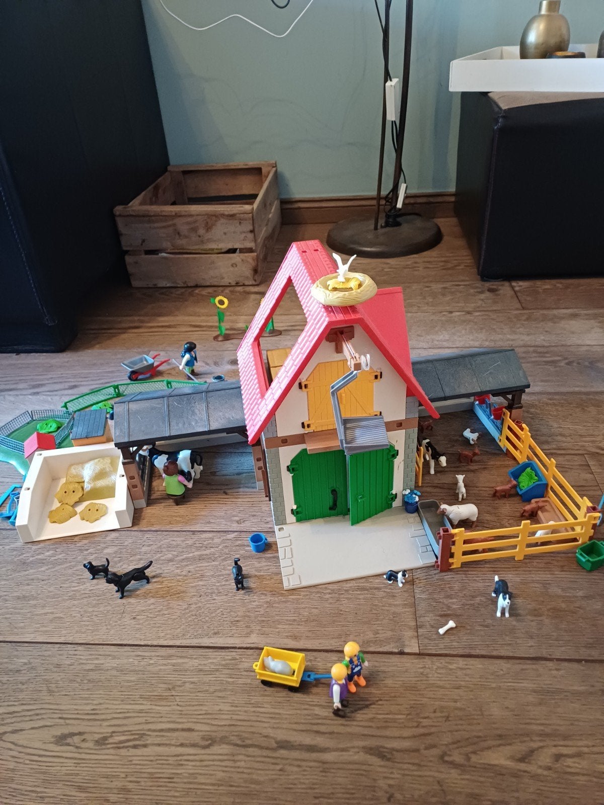Playmobil Boerderij met veel extra's, Ophalen, Gebruikt, Gebouw, Complete set