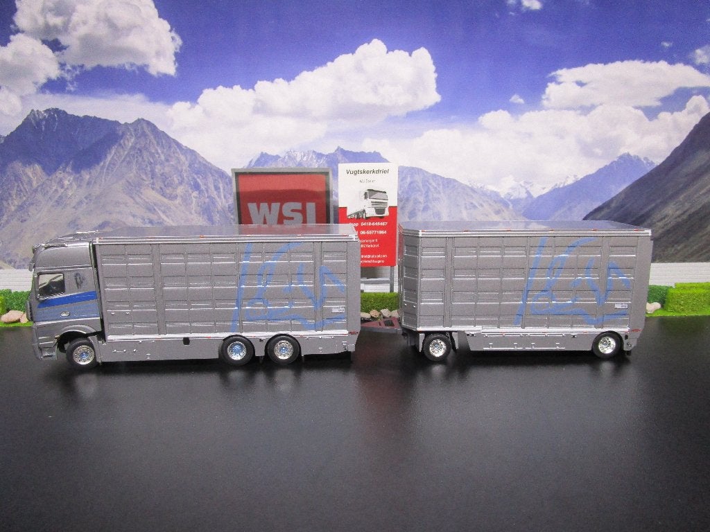 wsi 01-3038 de pablo mercedes-benz mp4 giga space, Hobby en Vrije tijd, Ophalen of Verzenden, Nieuw, Bus of Vrachtwagen, Wsi