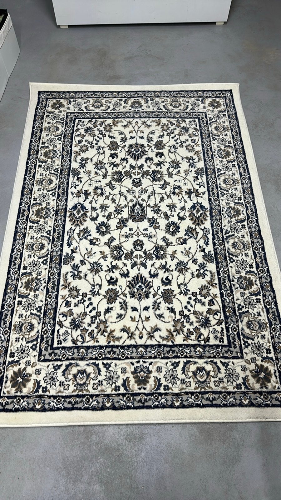Ikea VALLÖBY kleed - 133x195 cm, Ophalen, Gebruikt, 100 tot 150 cm, Crème