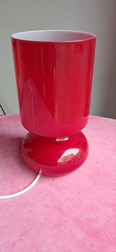 Vintage IKEA Paddestoellampje Rood - Jaren '90, Ophalen of Verzenden