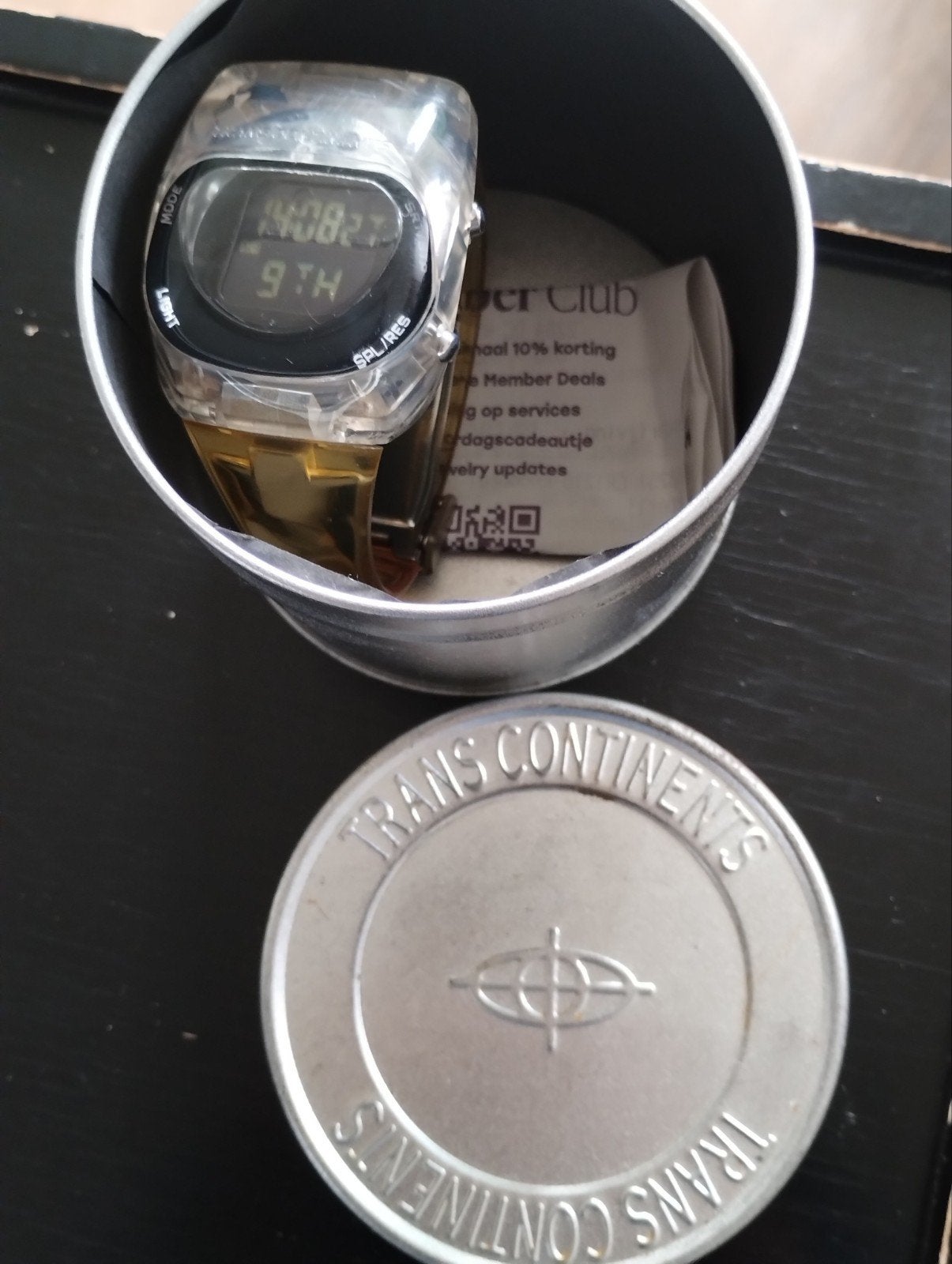 Retro JDM Citizen Trans Continents helmet quartz watch, Ophalen of Verzenden, Staal, Citizen