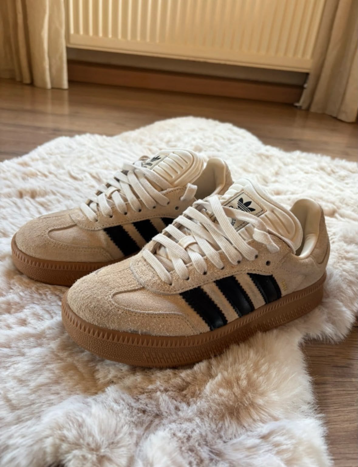 Adidas Samba schoenen beige maat 38.5, Beige, Ophalen of Verzenden, Sneakers of Gympen, Zo goed als nieuw