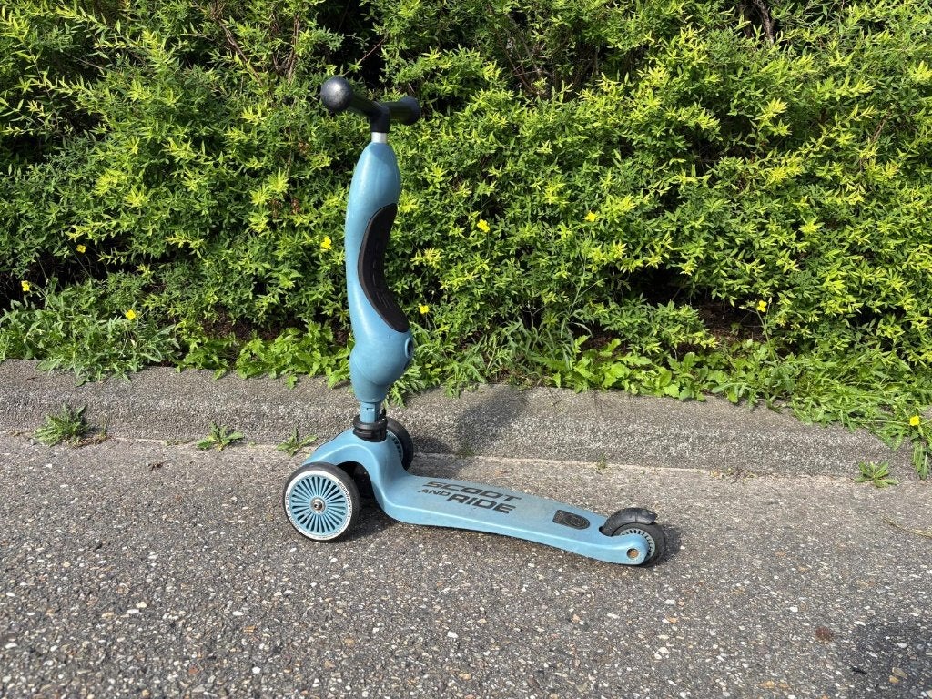 Scoot & Ride Highwaykick 1 – 2-in-1 – Loopfiets en Step, Ophalen, Gebruikt, Gewone step, Scoot & Ride