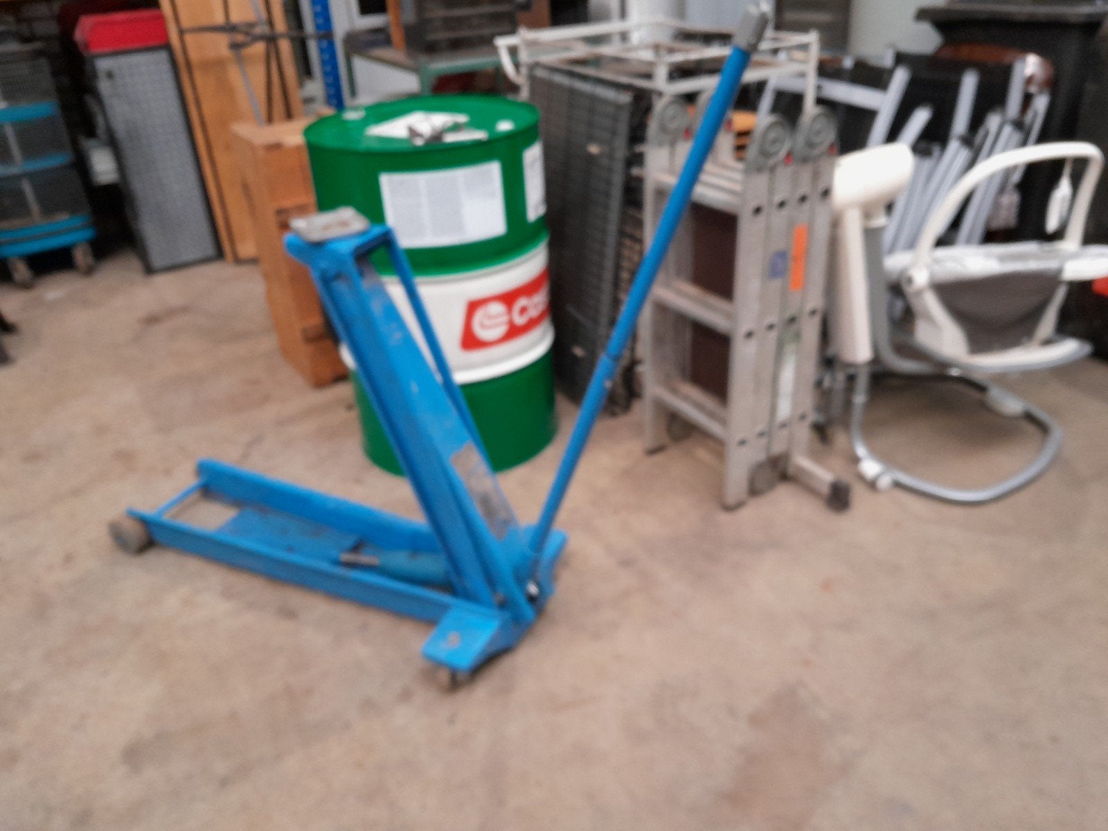 Zware garagekrik - defect, Gebruikt, Garagekrik, Onbekend, Ophalen of Verzenden
