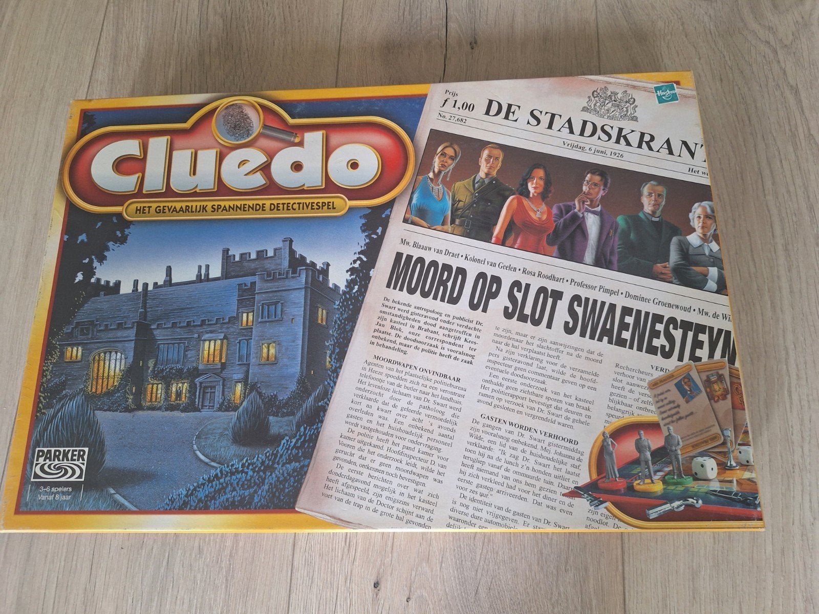 cluedo spel, Ophalen of Verzenden, Zo goed als nieuw