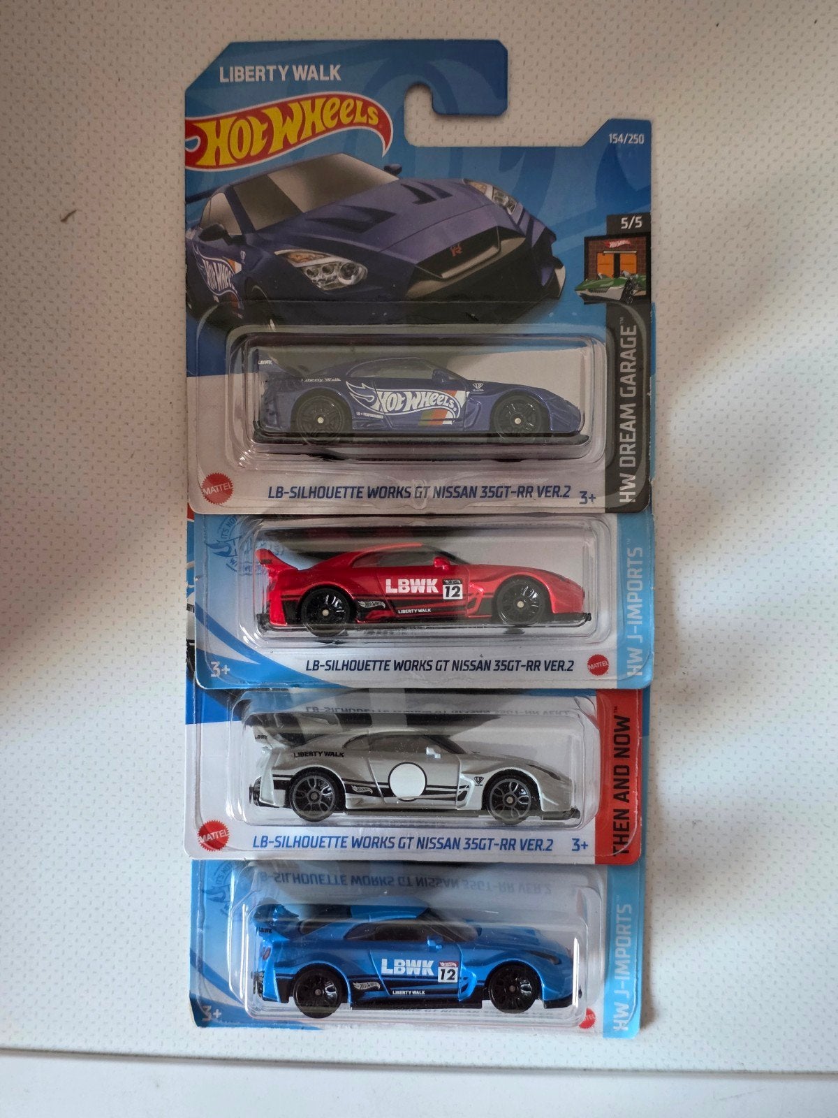 Hot Wheels Liberty Walk Nissan 35GT-RR Ver.2 Set, Ophalen of Verzenden